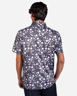 Bad Birdie X Liquid Death Black Polo