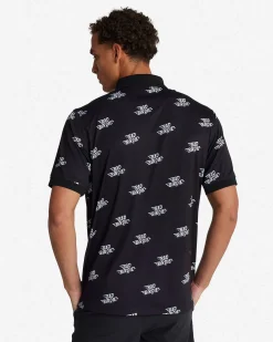 Flighted Black Ridge Polo