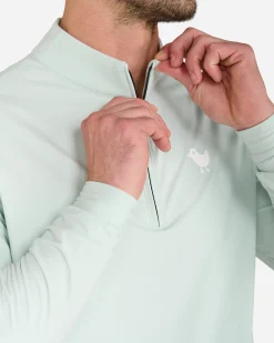 Mint Quarterzip