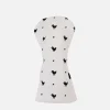 Tossed Logo Driver - White