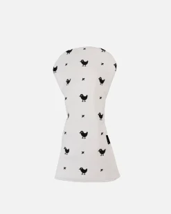 Tossed Logo Driver - White